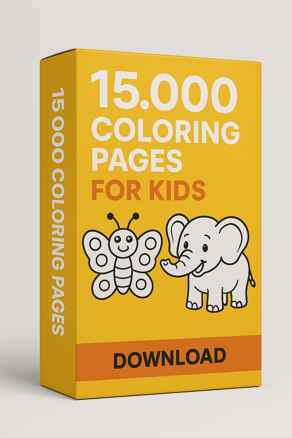 15,000+ Coloring Pages for Kids (PLR Included)