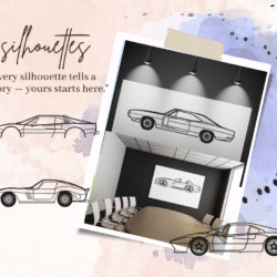 Pack Silhouette Cars Collection Charger 70, Viper RT, 208 GTB, 250 GTO y 288GTO