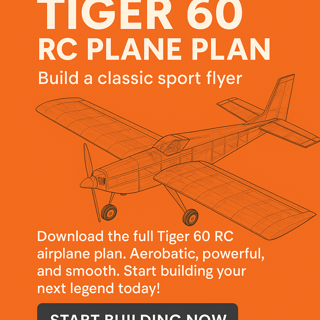 Airplane Tiger 60 plan