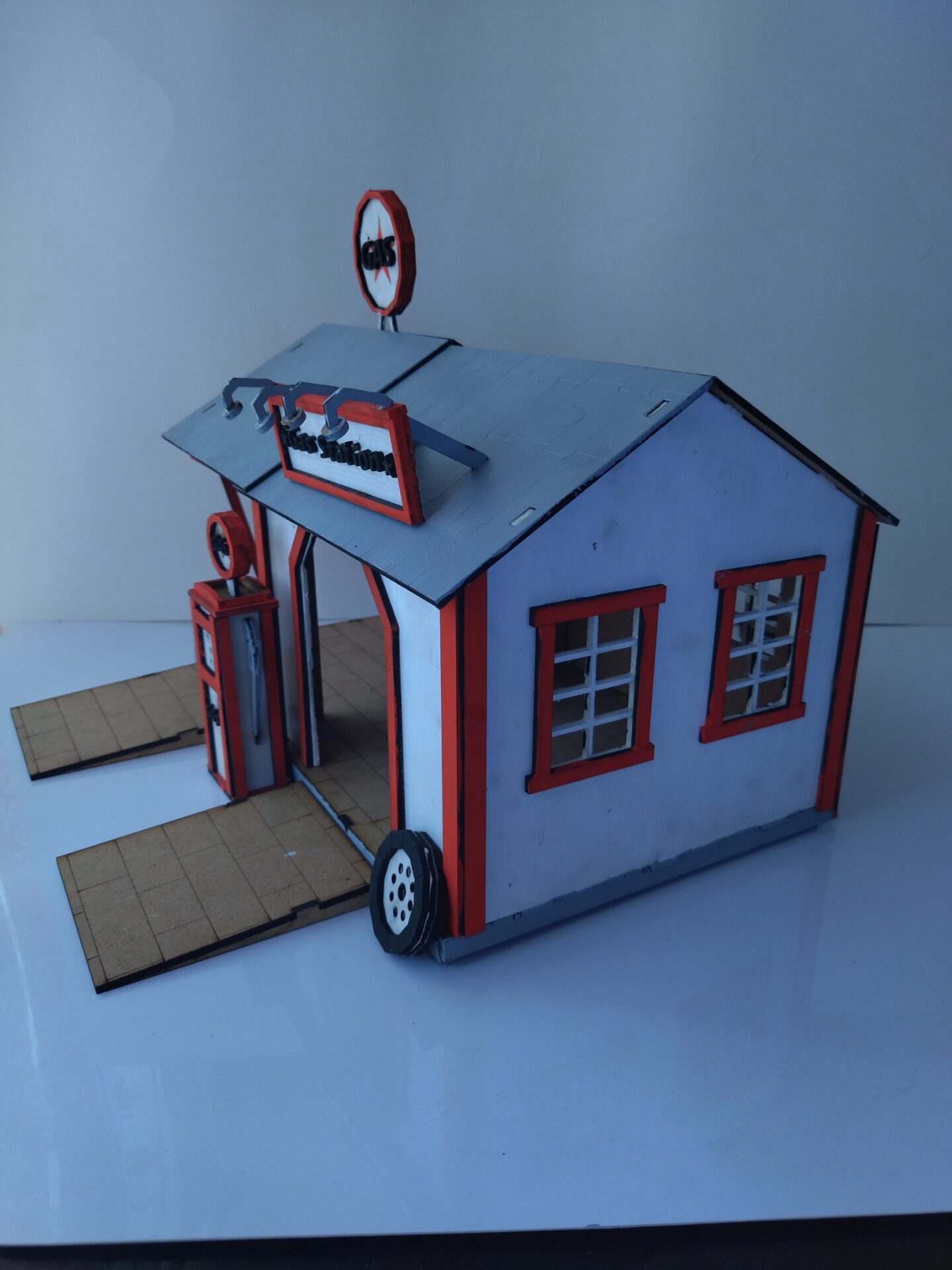 Gas Station, Project for Laser Cutting - Image 7