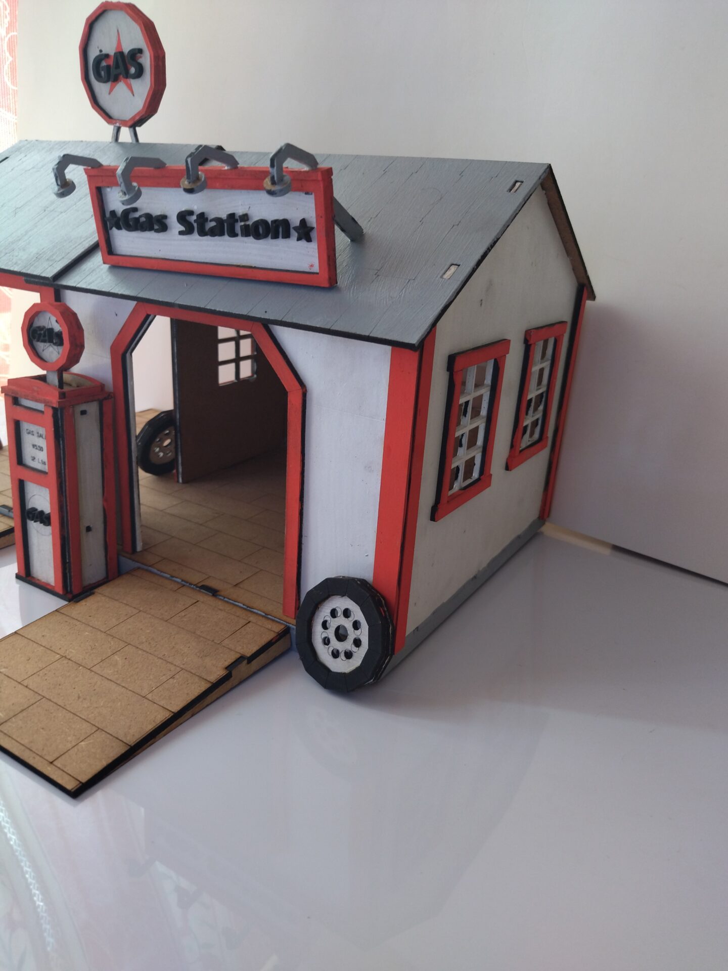 Gas Station, Project for Laser Cutting - Image 6