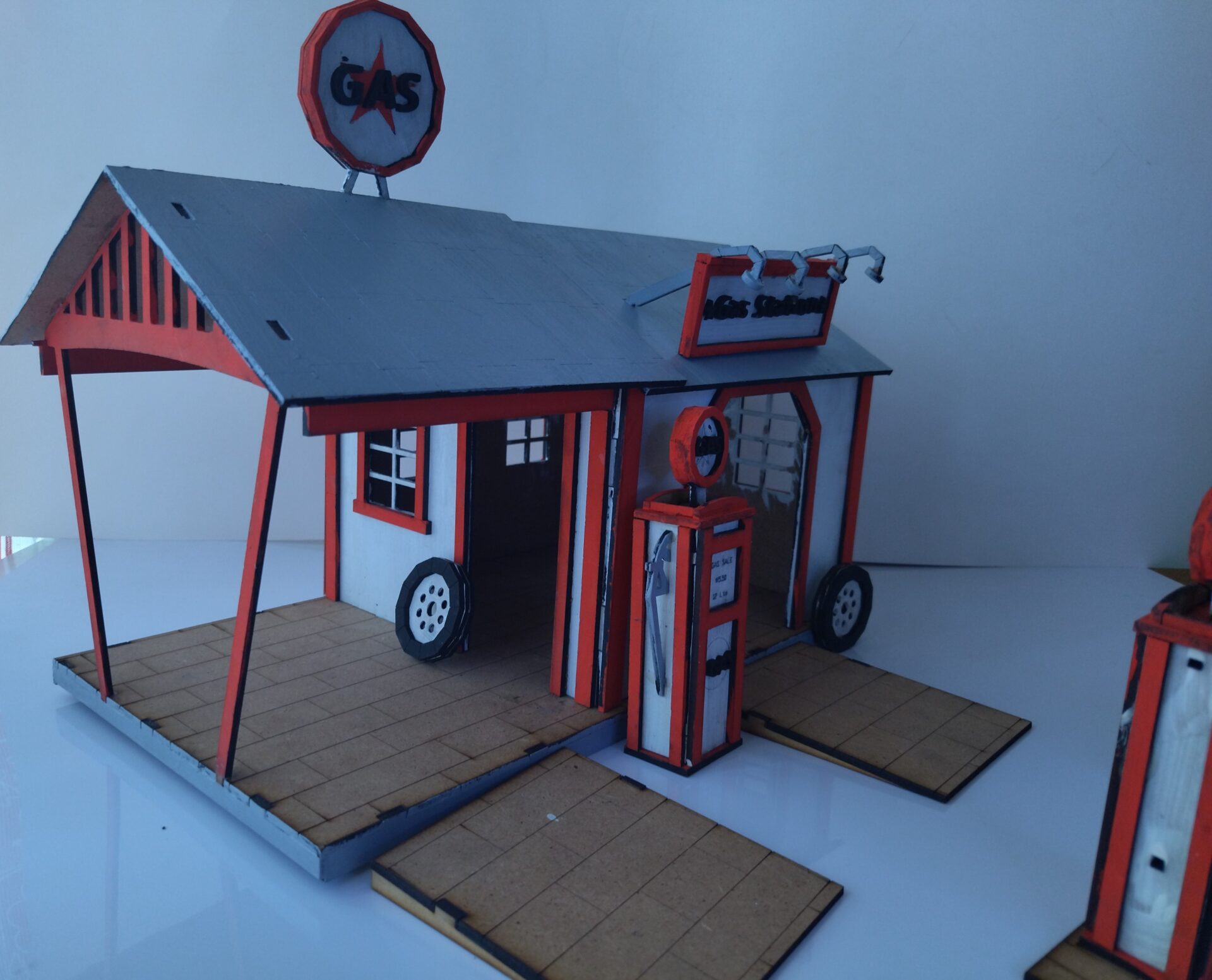 Gas Station, Project for Laser Cutting - Image 4